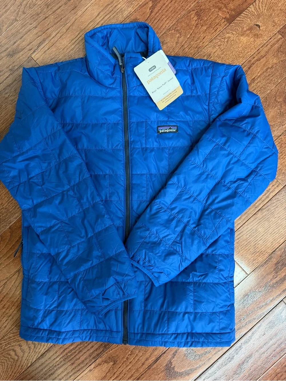 Boys’ Patagonia Kids Royal Blue Quilted Nano Puffer Jacket